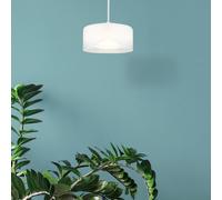 Globo Lampada LED a sospensione Belinda, Ø 15 cm, bianco, vetro Globo