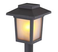 Globo Lampada LED con picchetto 33577-3, nero, plastica, 3 unità Globo