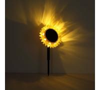 Globo Lampada LED solare 33598 Girasole Ø 13 cm, giallo, plastica Globo