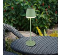 Globo Lampada LED solare in metallo, verde chiaro, altezza 41 cm, IP44 Globo