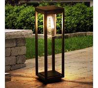 Globo Lampada Standleuchte LED Nera Alluminio 1 Fiamma Filament 50 cm IP44