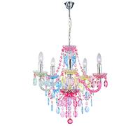 Globo, lampadario con cristalli appesi, 63218-5