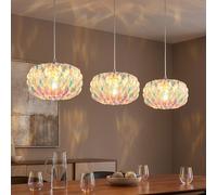 Globo Lampadario Pendellampe 3 Luci Regolabile Altezza H 120 cm [EEK: Non valutato]
