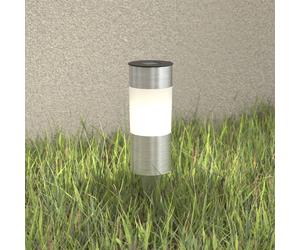 Globo Lampioncino solare rotondo Valea in acciaio inox Globo