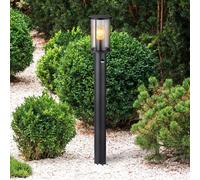 Globo Lampione Gracey, nero, con sensore, 100 cm, IP54, E27 Globo