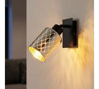 Globo LED Applique Schwenkbar Nera Wandleuchte 20 cm Metall