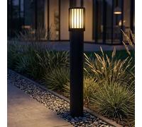 Globo LED Lampione Esterno Standleuchte da Giardino Anthrazit Alluminio 65 cm