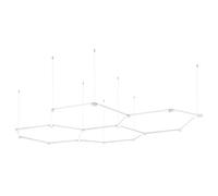 Globo LED Deckenleuchte Höhenverstellbar Weiß Deckenlampe 248 cm