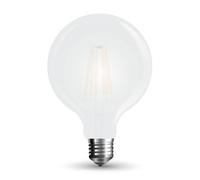 GLOBO LED E27 7W FILAMENTO BIANCO FREDDO G95 SATINATA VT-2057-LED7188 V-TAC