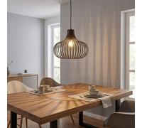 Globo LED Pendellampe Hängeleuchte Wohnzimmerlampe 1-flg. Bronze Metall H 150 cm