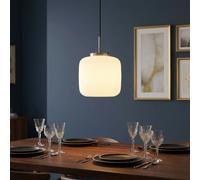 Globo LED Lampadario Pendellampe da Cucina Altezza Regolabile Nickel 130 cm