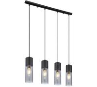 Globo Lighting Annika lampada sospesa 4x25 W nero-fumé 21000-4HB