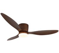 Globo Lighting Armando lampada ventilatore da soffitto 1x20 W marrone 03666H