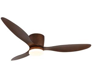 Globo Lighting Armando lampada ventilatore da soffitto 1x20 W marrone 03666H