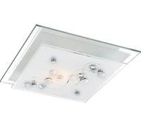 globo 48092 Ballerina - Lampadario E27 1 x ILLU, metallo cromato, colore: bianco, led