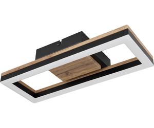 Globo Lighting Beatrix lampada da soffitto 1x12 W nero-legno 67297D1