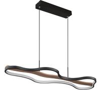 Globo Lighting Bezzy lampada sospesa 1x30 W nero-legno 67181H