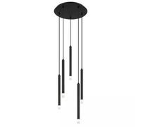 Globo Lighting Blake lampada sospesa 5x4 W nero 15629-5