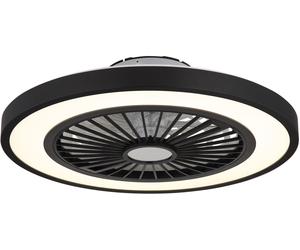 Globo Lighting Blizzak lampada ventilatore da soffitto 1x45 W bianco-nero 03653