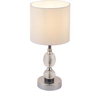 Globo Lighting Bronn lampada da tavolo 1x40 W bianco-cromo 24136T