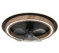 Globo Lighting Cirilla lampada da soffitto 1x32 W nero-legno 03655