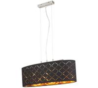 Globo Lighting Clarke lampada sospesa 3x60 W nero-oro 15229H2