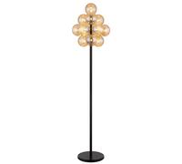 Globo Lighting Conor lampada da terra x4 W nero-ambra 56146S