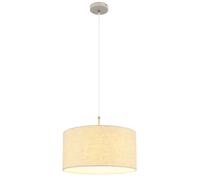 Globo Lighting Deleon lampada sospesa 1x60 W sabbia-crema 15968H