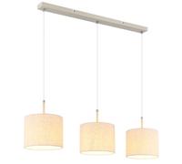 Globo Lighting Deleon lampada sospesa 3x40 W crema 15968-3H