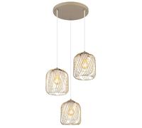 Globo Lighting Dichti lampada sospesa 3x40 W sabbia 15965-3HR