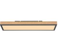 Globo Lighting Doro lampada da soffitto 1x18 W bianco-legno-grafite 416080WD