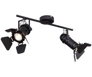 Globo Lighting Egon lampada da parete 2x50 W nero 54650-2B