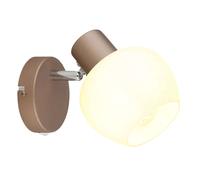 Globo Lighting Eileen lampada da parete 1x40 W bianco-marrone 54662-1