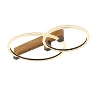 Globo Lighting Fletcher lampada da soffitto 2x24 W trasparente-legno 48050D1