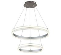 Globo Lighting Francine lampada sospesa 2x60 W grigio/cenere-argento 67377-60H