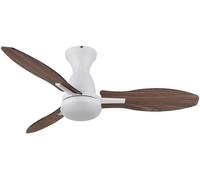 Globo Lighting Gale lampada ventilatore da soffitto 1x22 W bianco-legno 03671W