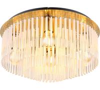 Globo Lighting Gorley plafoniera 5x60 W bianco-nero-oro 15698D1M