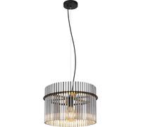 Lampadario Da Pranzo Lampada A Sospensione Lampada Da Cucina Vetro Fumè H 150 CM [EEK: Non valutato]