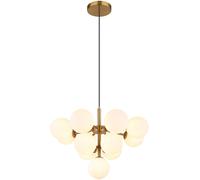 Globo Lighting Grappy lampada sospesa x5 W bianco-oro 56143-13G