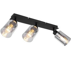 Globo Lighting Hadera lampada da soffitto 3x15 W nero-fumé 15465-3