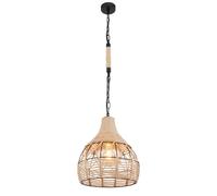 Globo Lighting Halia lampada sospesa 1x60 W nero-marrone 15671H