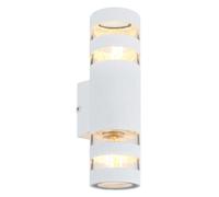 Globo Lighting Hayes lampada a parete 2x10 W bianco-trasparente 78260W