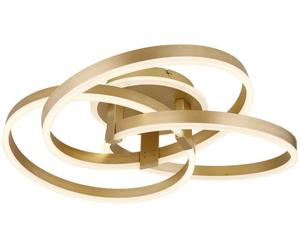 Globo Lighting Herwig lampada da soffitto 1x56 W oro 67163-56G