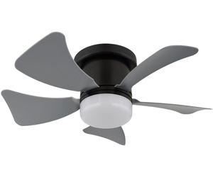 Globo Lighting Hines lampada da soffitto 1x9 W nero 03609A