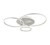 Globo Lighting Invertina lampada da soffitto 4x54 W bianco-argento 48466-54A