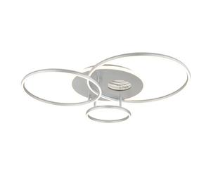 Globo Lighting Invertina lampada da soffitto 4x54 W bianco-argento 48466-54A
