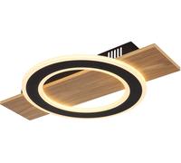 Globo Lighting Jayden lampada da soffitto 1x18 W bianco-nero-legno 48038-18