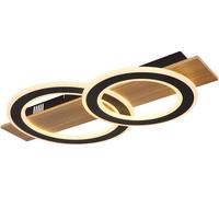 Globo Lighting Jayden lampada da soffitto 1x40 W bianco-nero-legno 48038-40