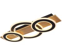 Globo Lighting Jayden lampada da soffitto 1x50 W bianco-nero-legno 48038-50