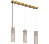 Globo Lighting Karolo lampada sospesa 3x40 W oro-ambra 15775-3H